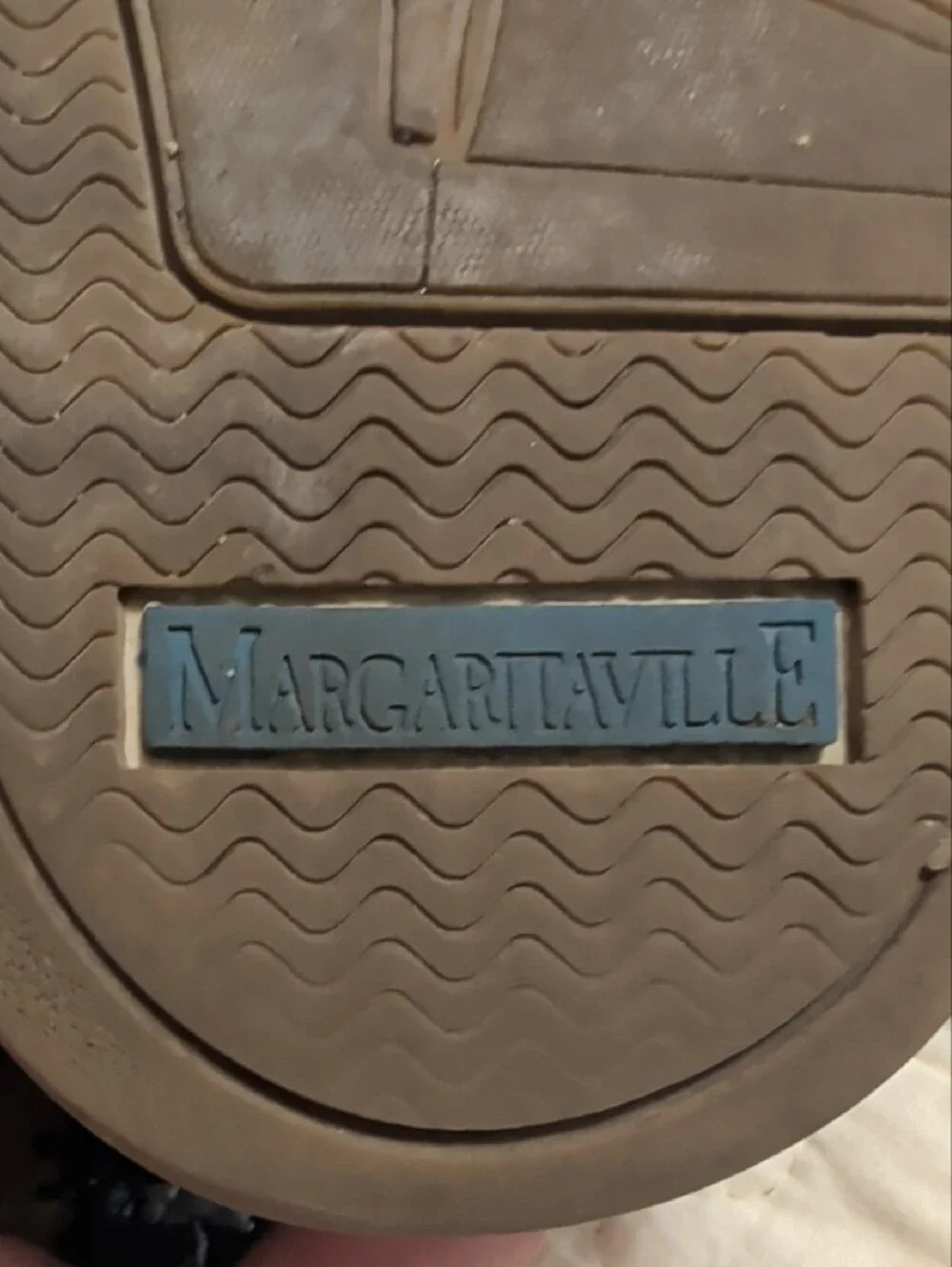 Margaritaville Taupe Boat Shoes